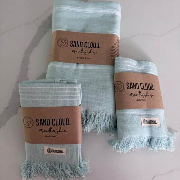 NWT Sandcloud Classic XL Bath Bundle - Seaglass - Picture 1 of 2